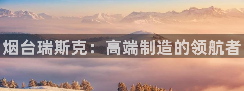 天辰娱乐黑人:烟台瑞斯克:高端制造的领航者