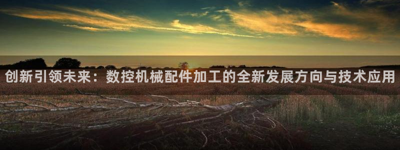 天辰娱乐官方登录下载:创新引领未来:数控机械配件加工的全新发展方向与技术应用